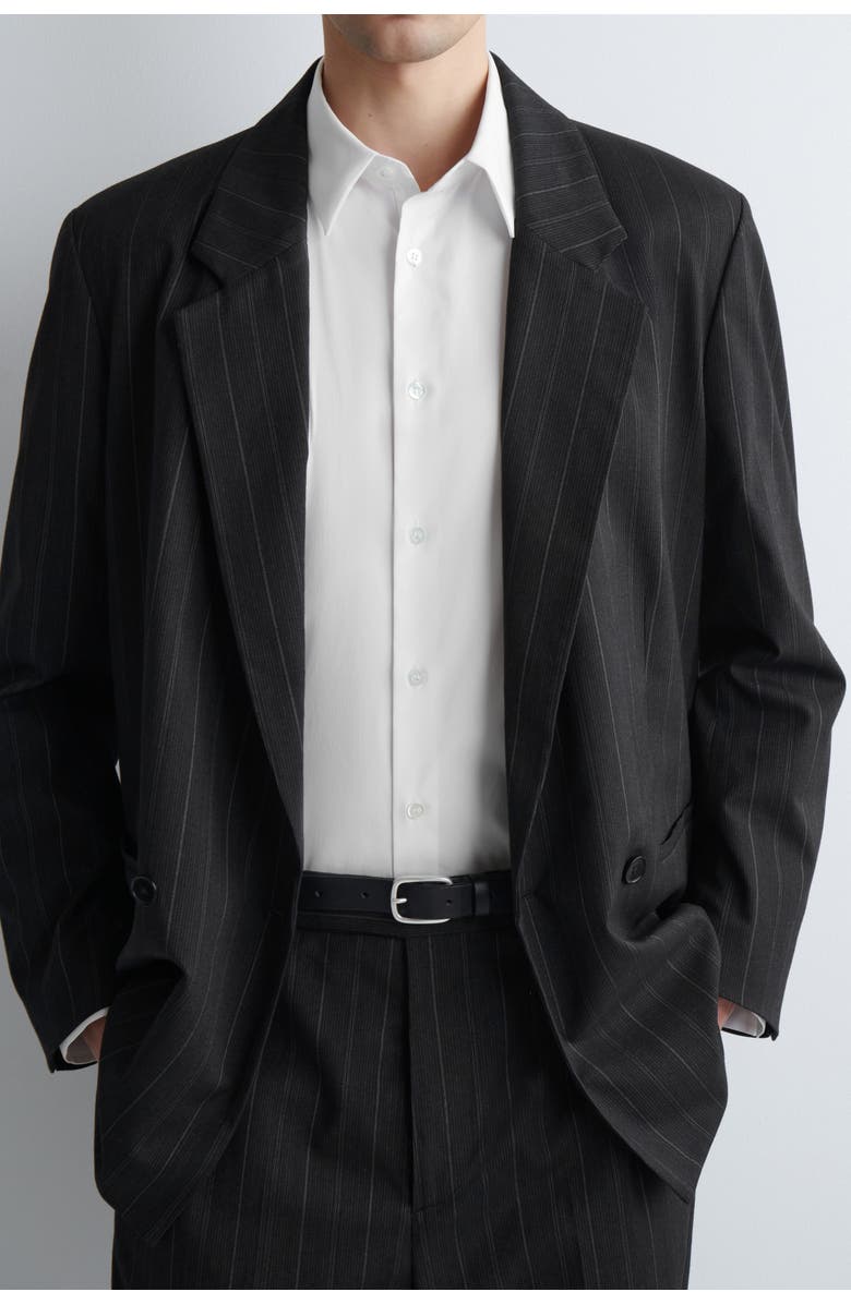 COS Slim Tailored Cotton-poplin Shirt, Alternate, color, White