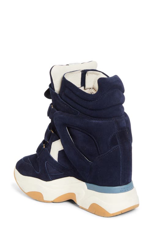 Isabel Marant Balskee Wedge Sneaker In Purple