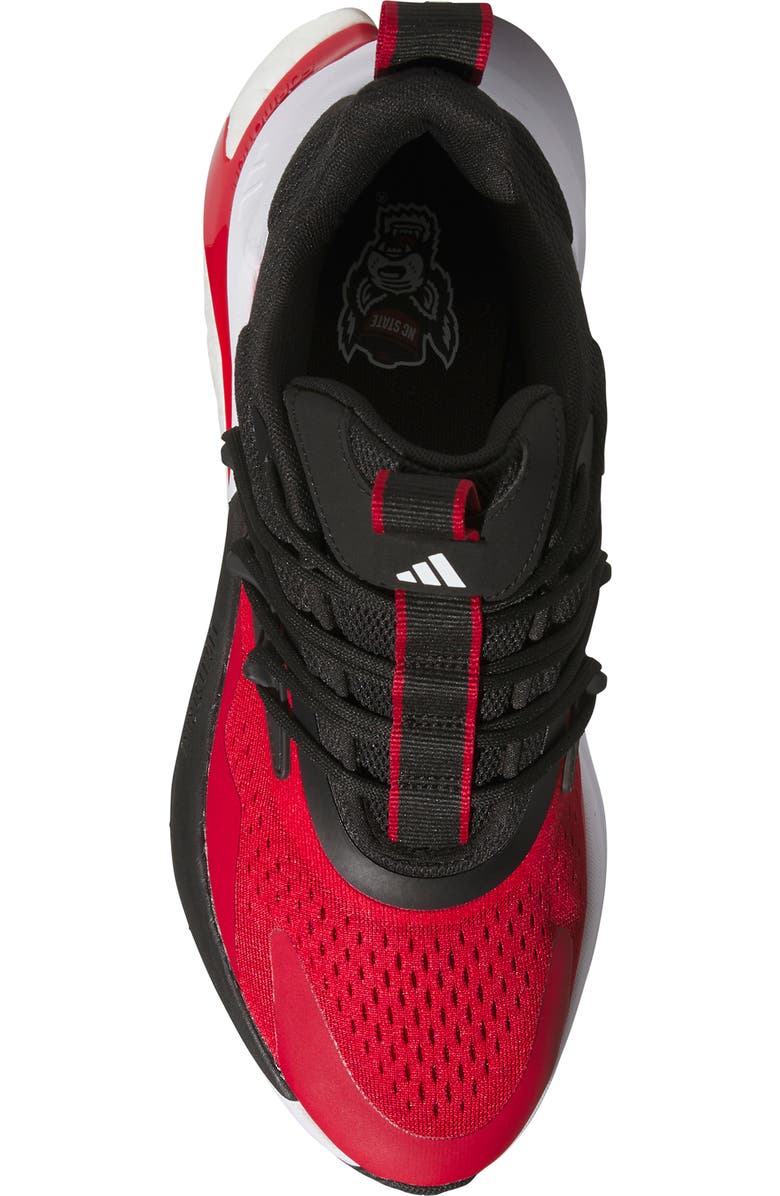 adidas Alphaboost v2 Team Colors Running Shoe, Alternate, color, Team Power Red/ Black/ White