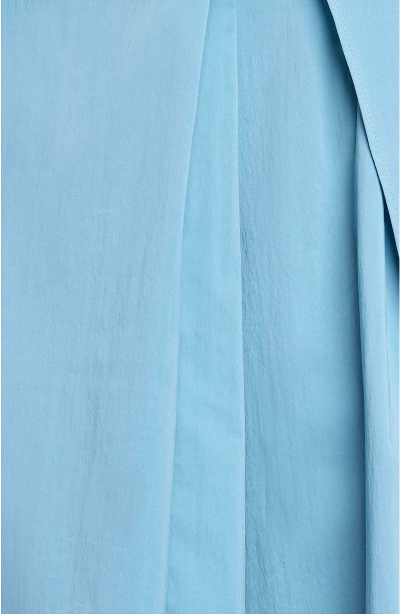 Santorelli MADDY Sleeveless Multi-Panel Asymmetric Dress in Stretch Cotton, Alternate, color, Marine Blue