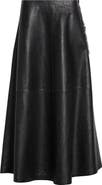 Alexander Wang Chain Zip Leather Skirt