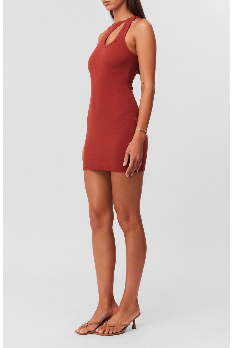 Daizy Minidress, Alternate, color, RUST