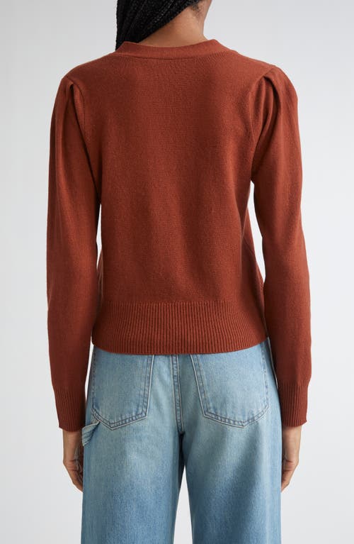 Veronica Beard Solene Cashmere Cardigan In Brown