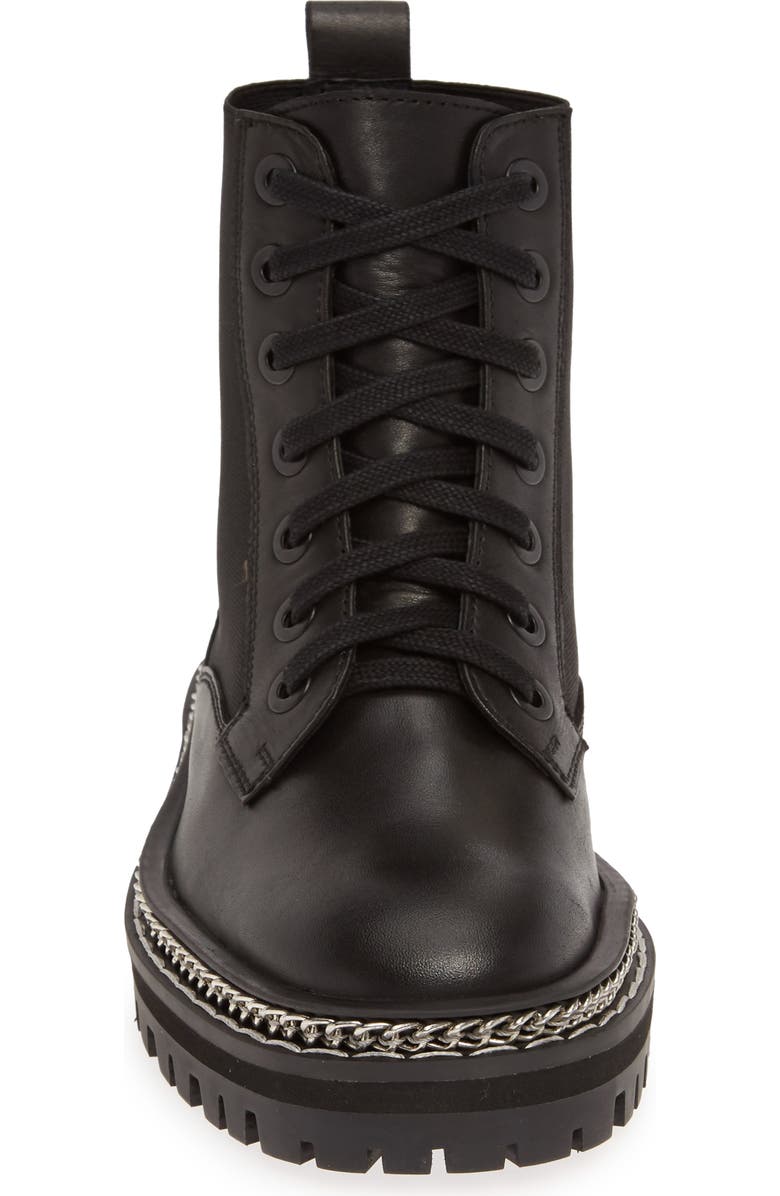 Topshop Ashton Chain Moto Boot, Alternate, color,