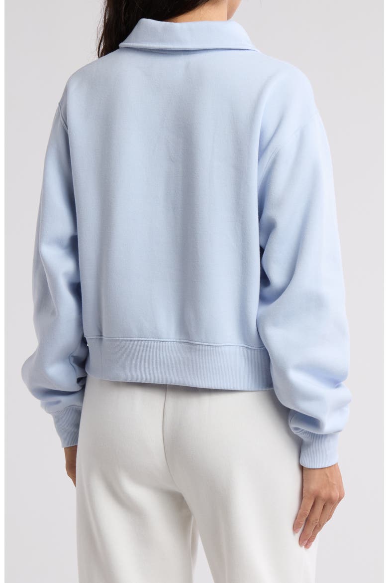 Polo Sweatshirt, Alternate, color, BLUE FEATHER