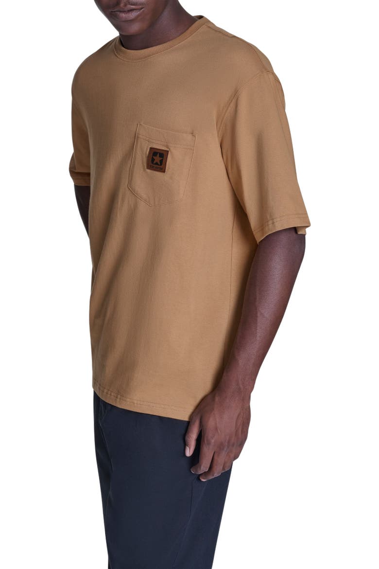 Box Patch Tee, Alternate, color, HONEY STICK