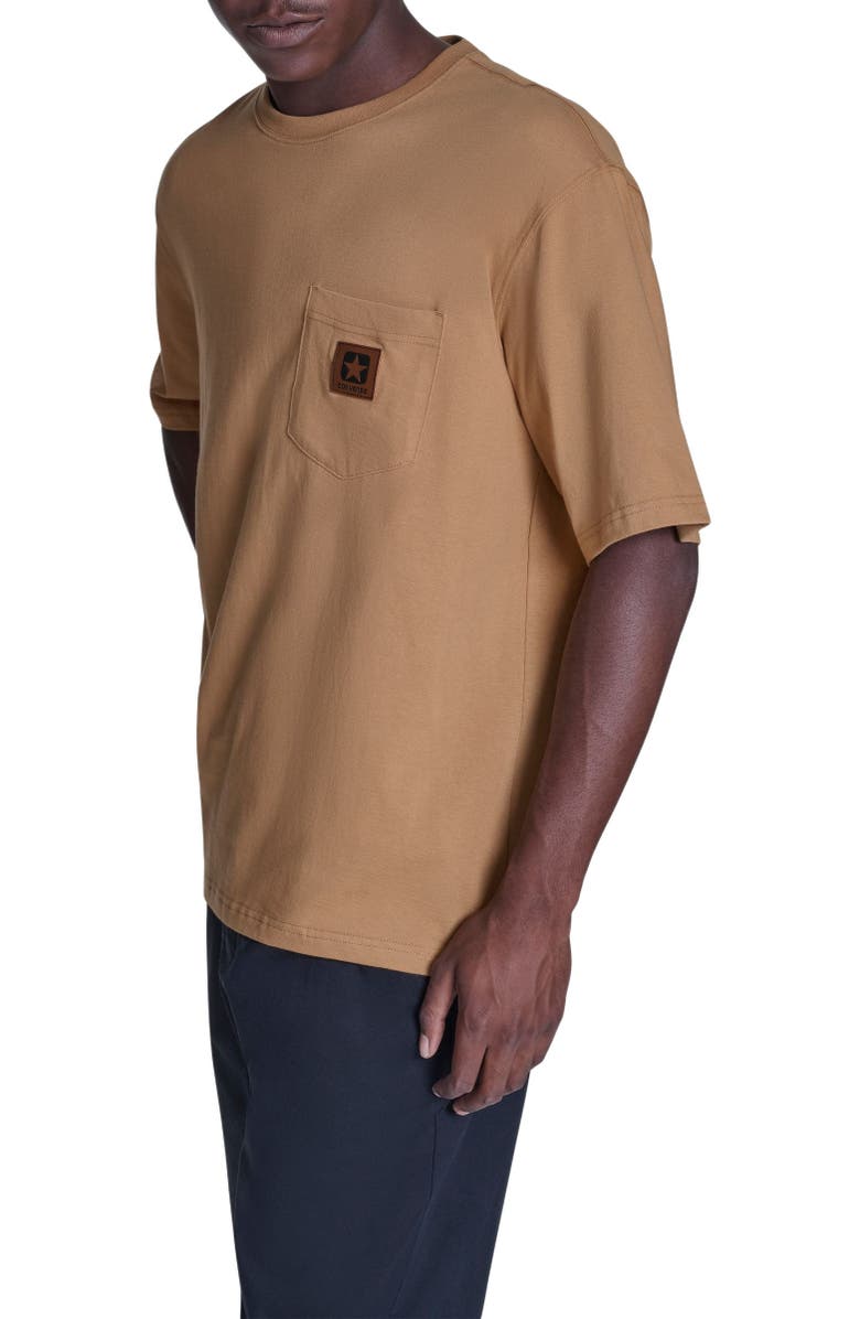 Converse Box Patch Tee, Alternate, color, Honey Stick