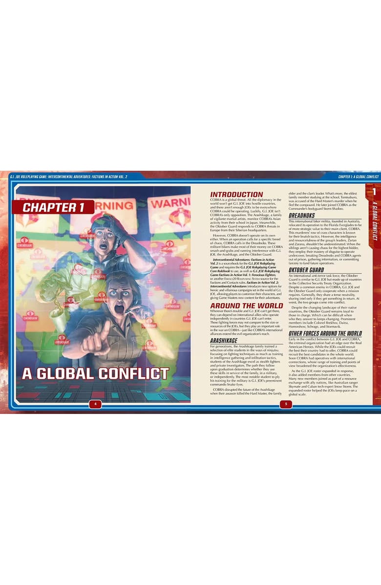 Renegade Game Studios G.I. Joe Roleplaying Game Ages 14+, Alternate, color, Multicolored