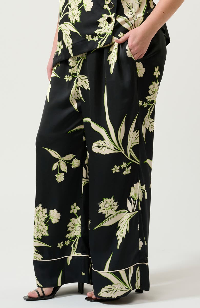 Estelle Baia Floral Pants, Alternate, color, Print