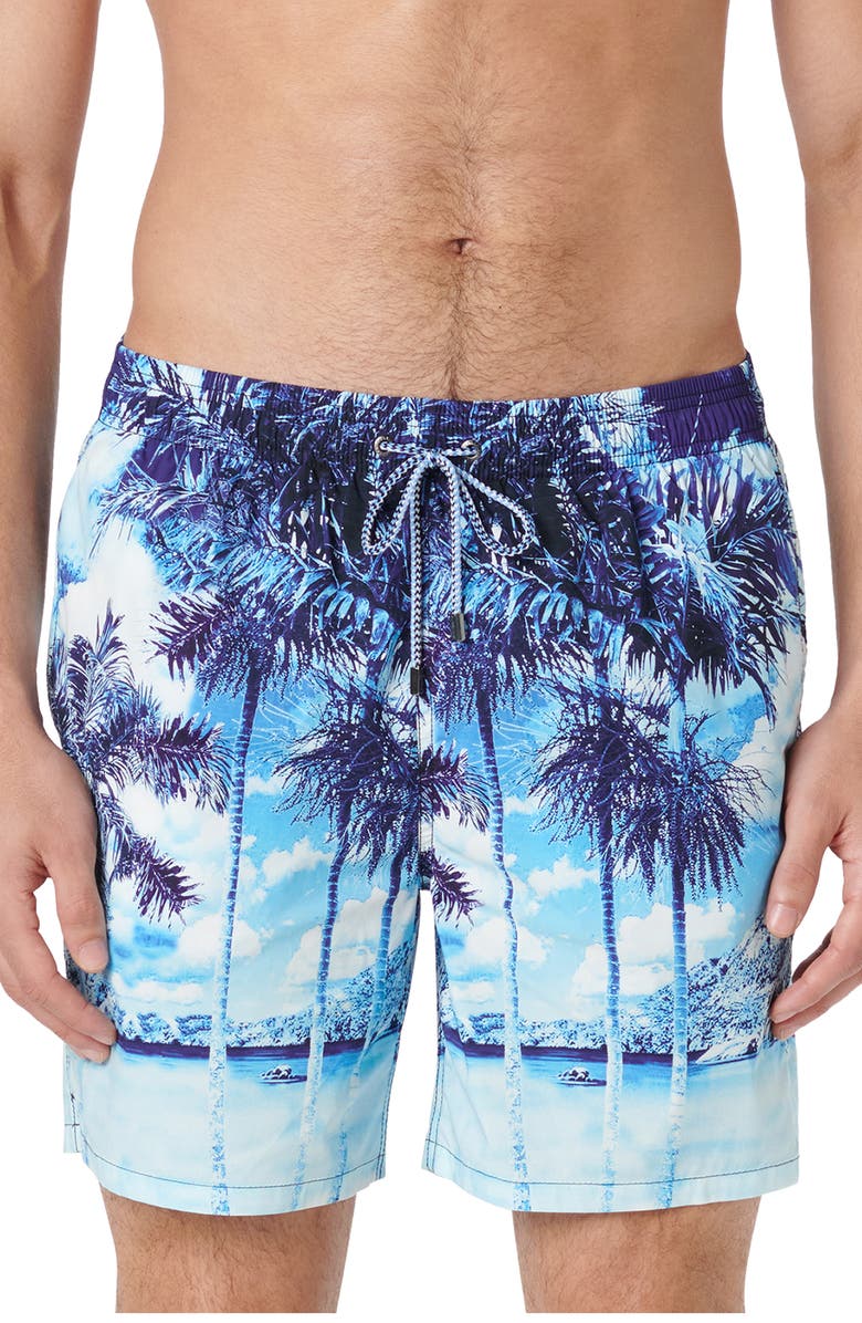 Bugatchi Cosmo Swim Trunks, Main, color, 