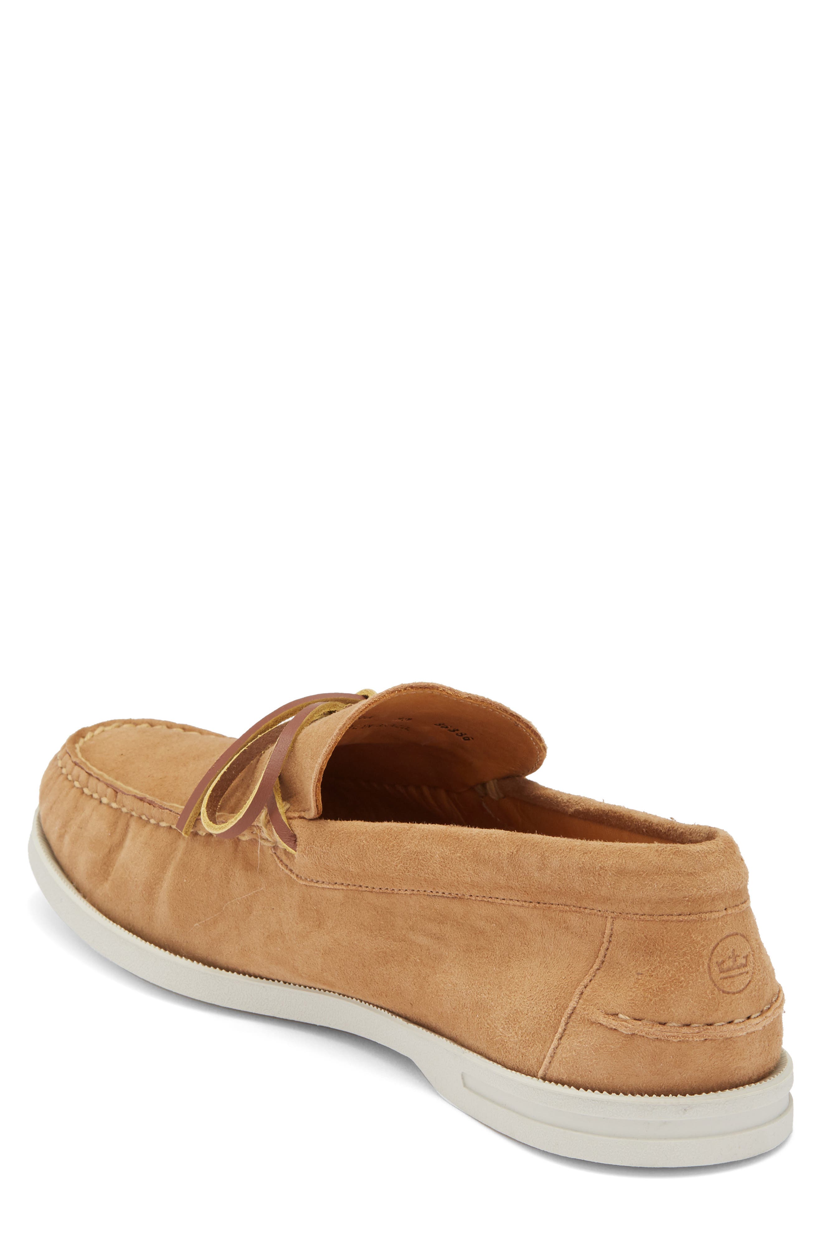 Peter Millar Excursionist Boat Shoe, Alternate, color, Whiskey