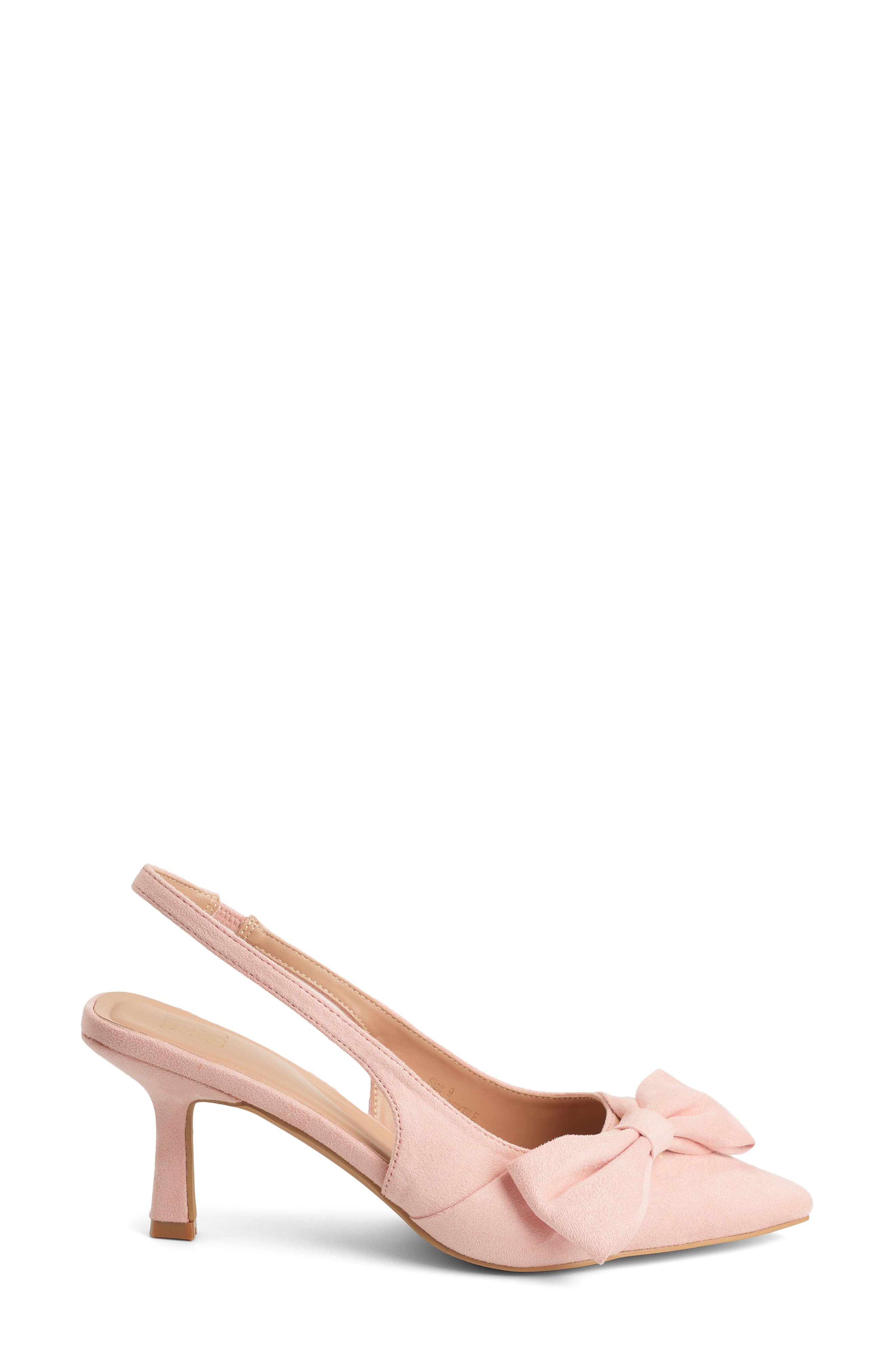 Cori Pointed Toe Slingback Pump, Alternate, color, PINK