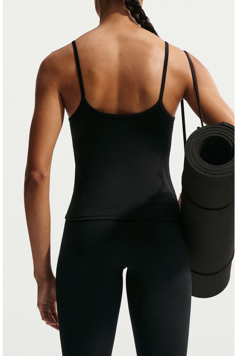 Dri-FIT Cami Tank Top, Alternate, color, BLACK/ WHITE