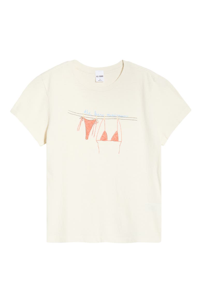 Bare Minimum Graphic Cotton T-Shirt, Alternate, color, VINTAGEWHITE