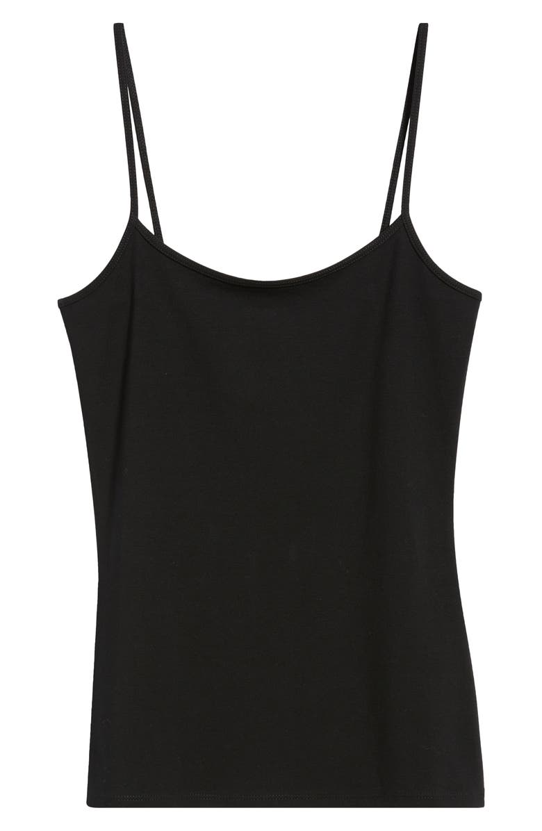 BP. Core Stretch Cotton Camisole, Alternate, color, Black