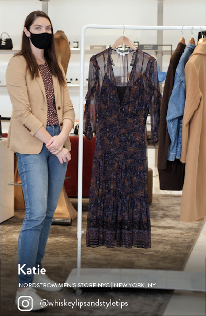 Sabina Silk Midi Dress, sales video thumbnail