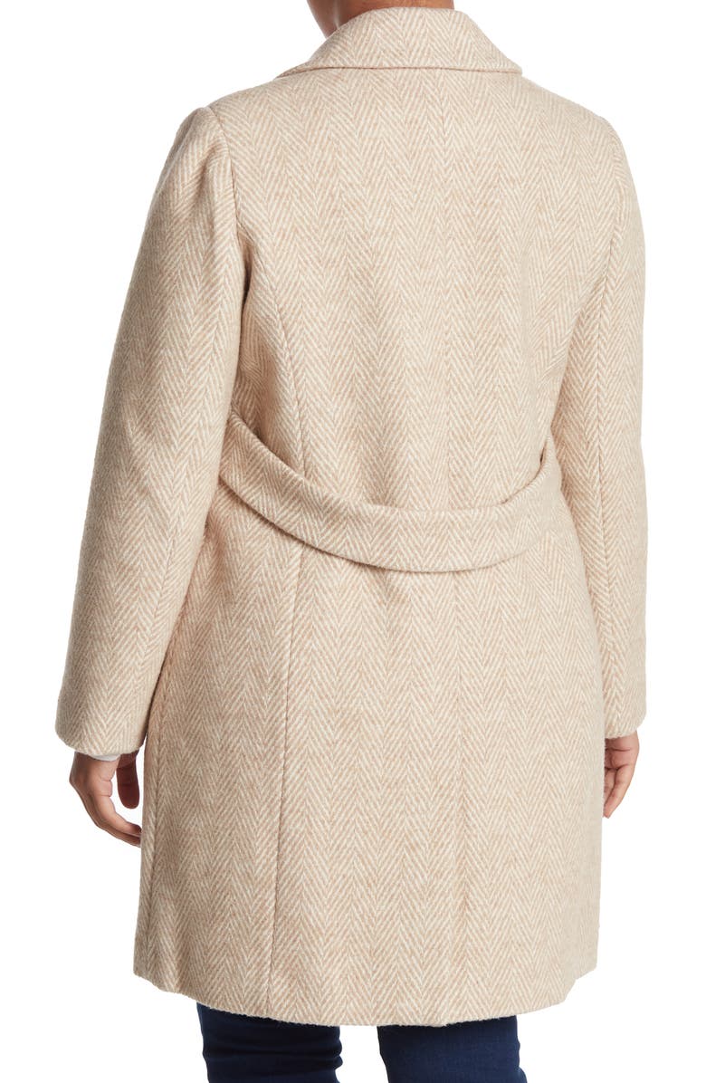 Sam Edelman Notch Collar 3-Button Wool Blend Jacket, Alternate, color, 