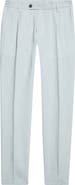 Eleventy Pleated Tapered Linen Pants