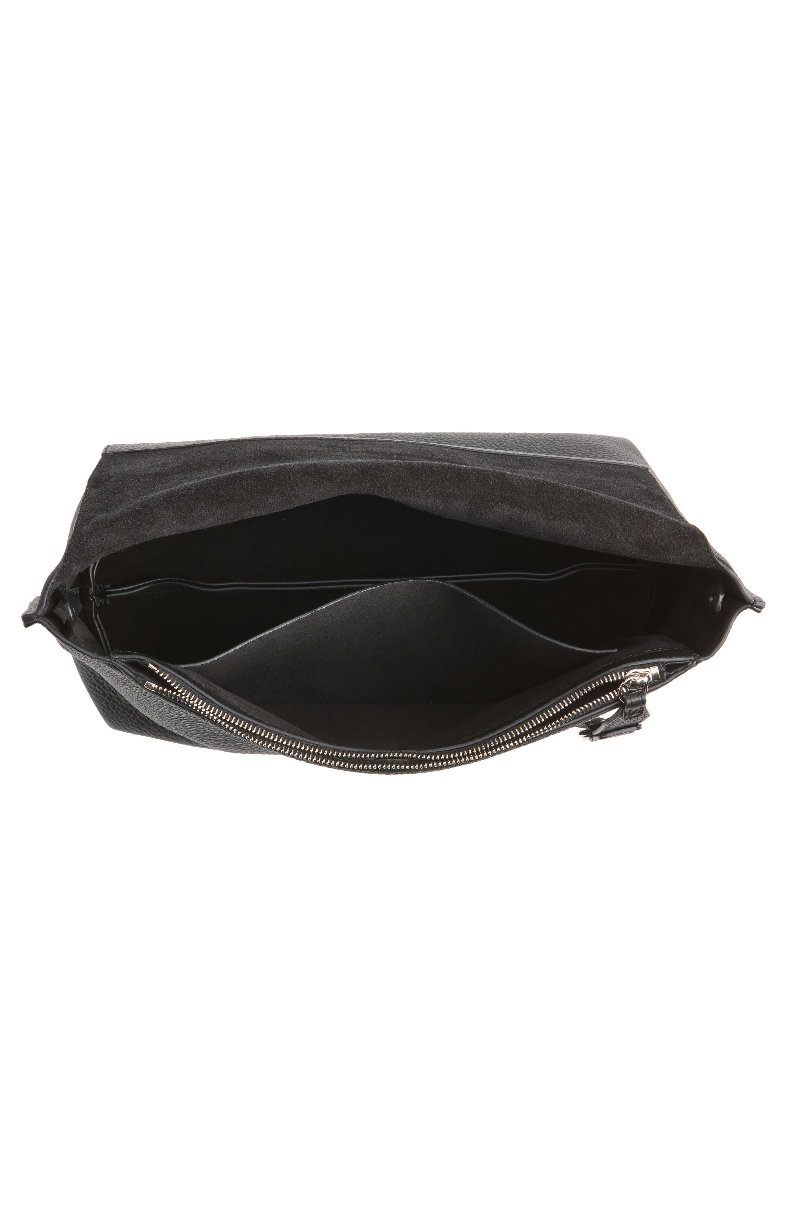 Casual Crossbody Bag, Alternate, color, BLACK