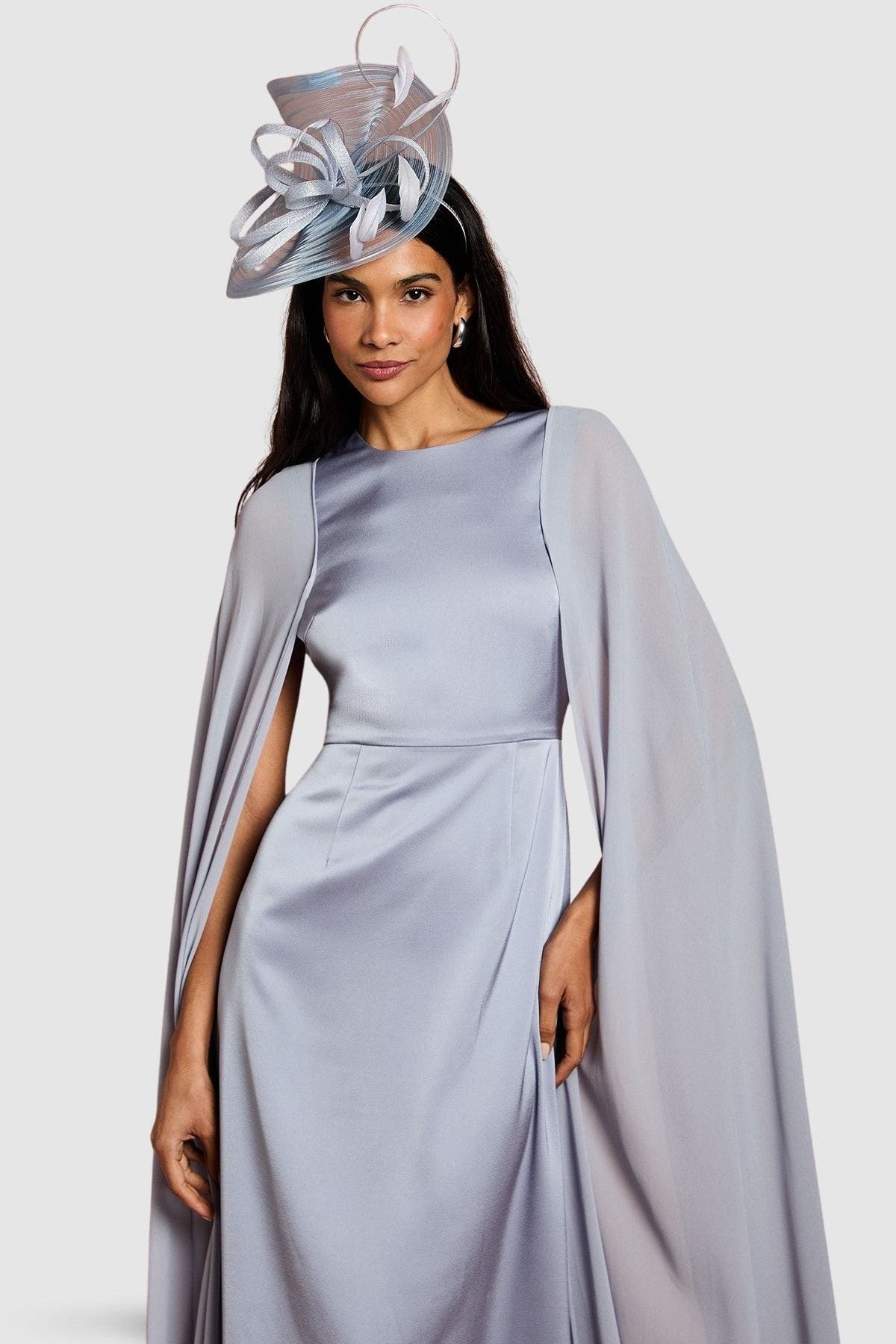 Sleeveless Cape Maxi Dress - image 2