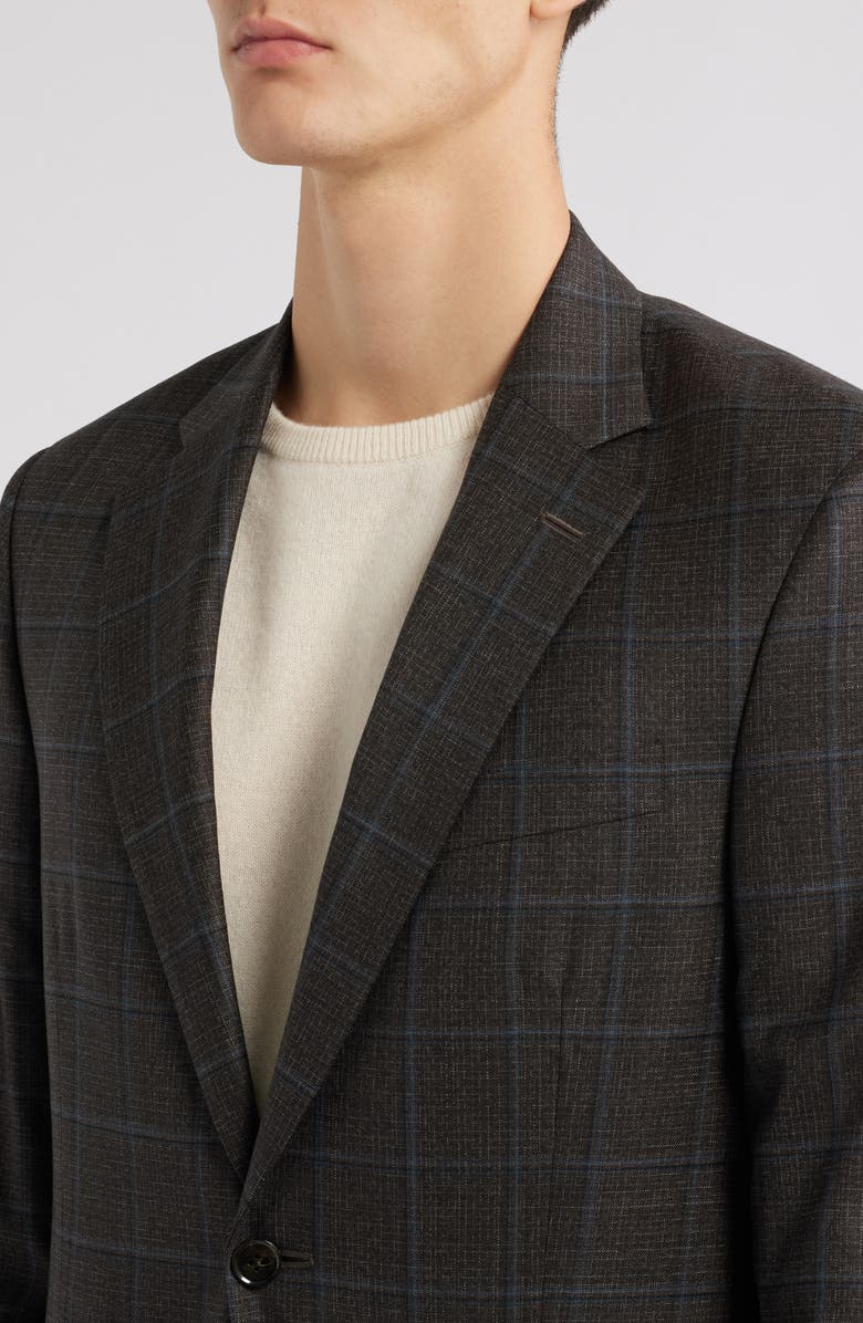 Peter Millar Flynn Classic Fit Windowpane Check Wool Sport Coat, Alternate, color, 