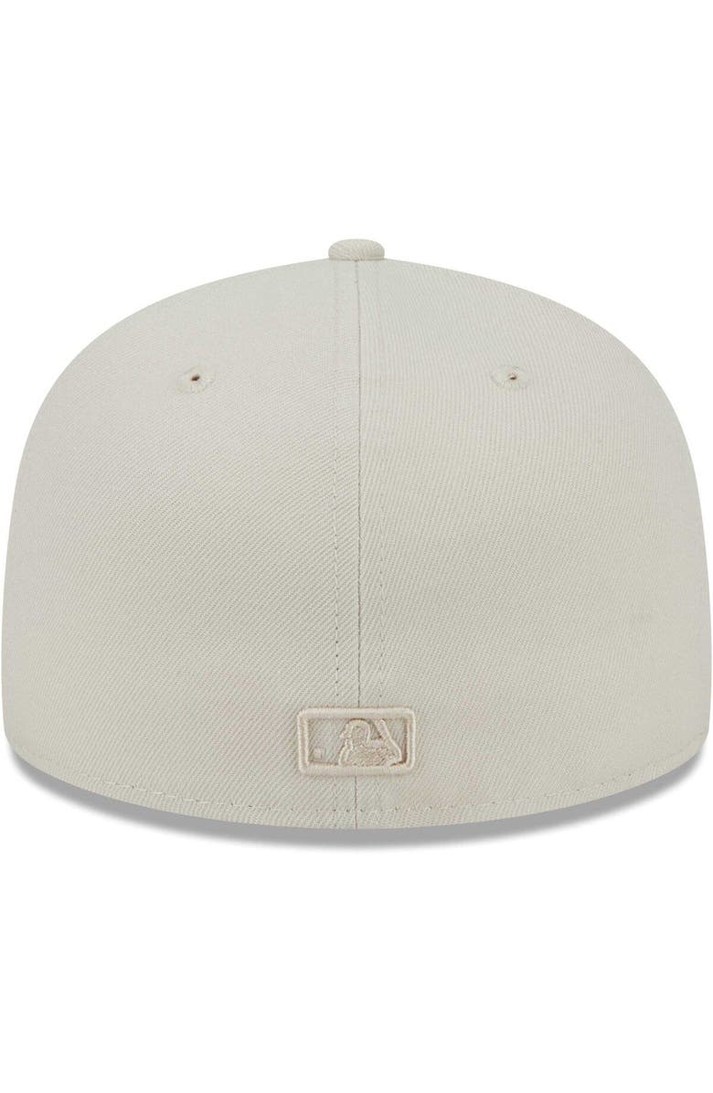 New Era Men's New Era Khaki New York Mets Tonal 59FIFTY Fitted Hat, Alternate, color, 