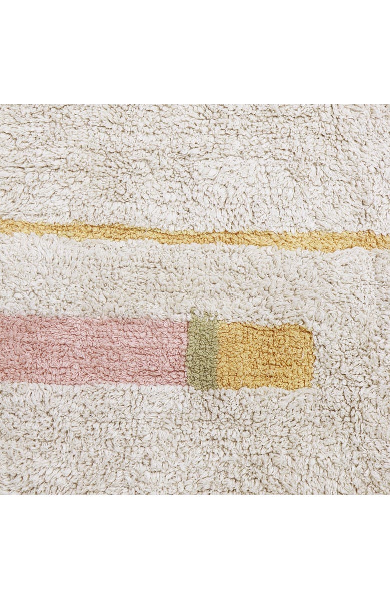 Lorena Canals Washable Rug Lanes, Alternate, color, Natural And Pink