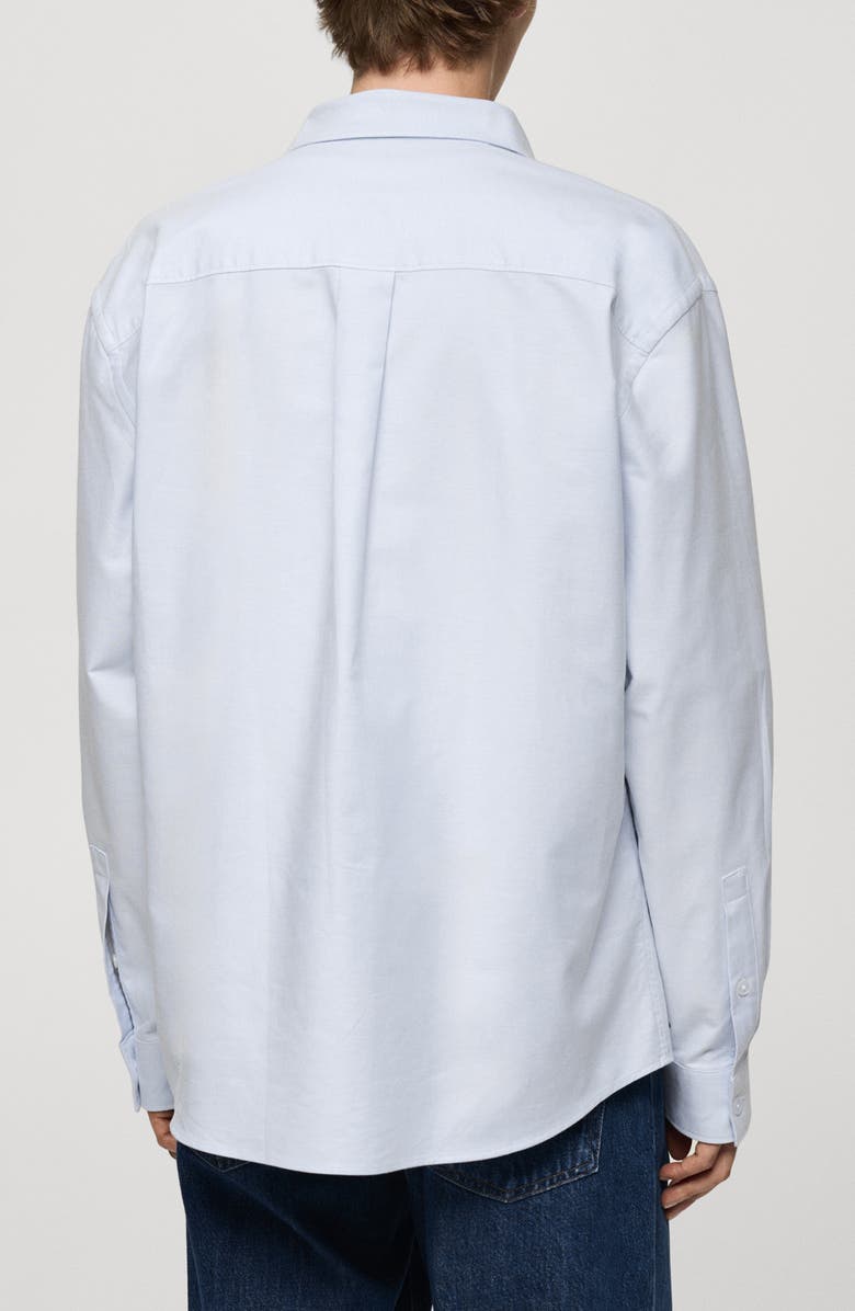 MANGO Regular Fit Oxford Button-Up Shirt, Alternate, color, 