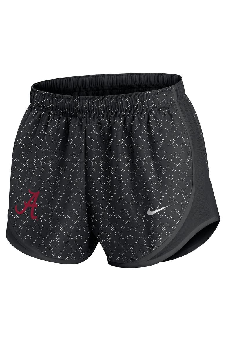 Women's Nike Black Alabama Crimson Tide Tempo Pattern Dri-FIT Shorts, Alternate, color, Black