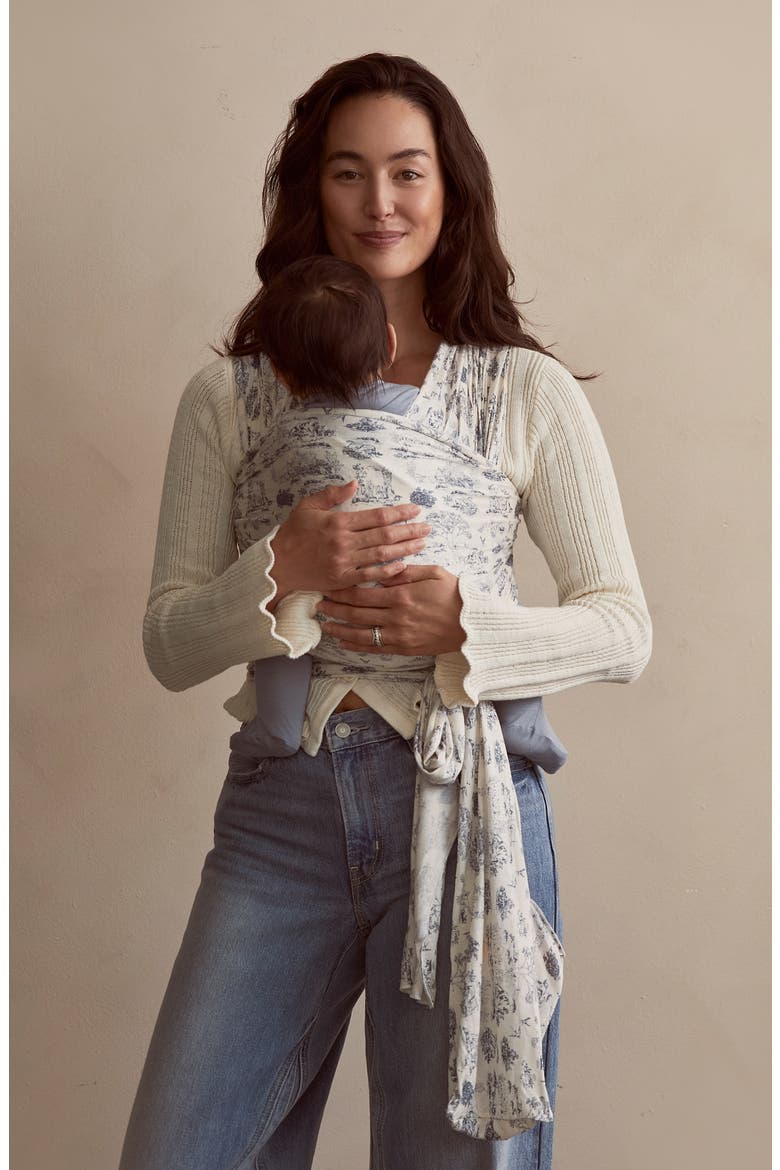 Tencel® Modal Baby Wrap, Alternate, color, BLEU TOILE