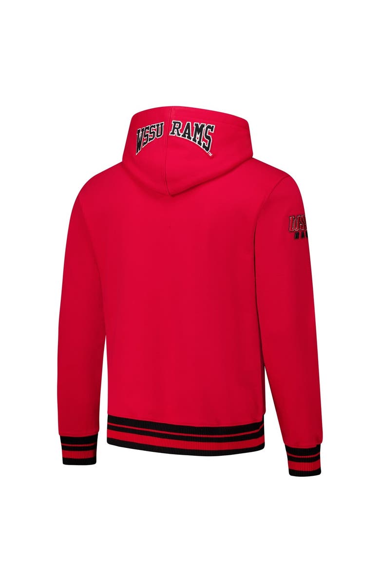 PRO STANDARD Men's Pro Standard Black Winston-Salem State Rams Crest Pullover Hoodie, Alternate, color,
