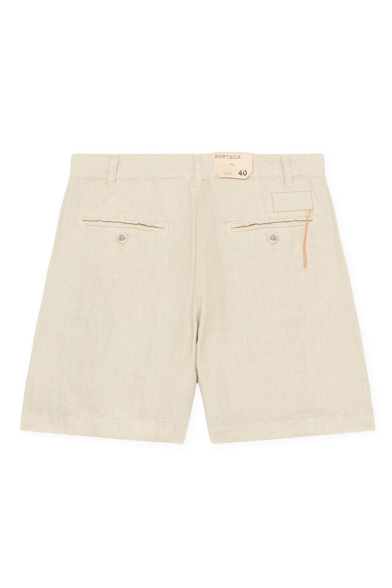 Jana Linen Shorts, Alternate, color, STONE