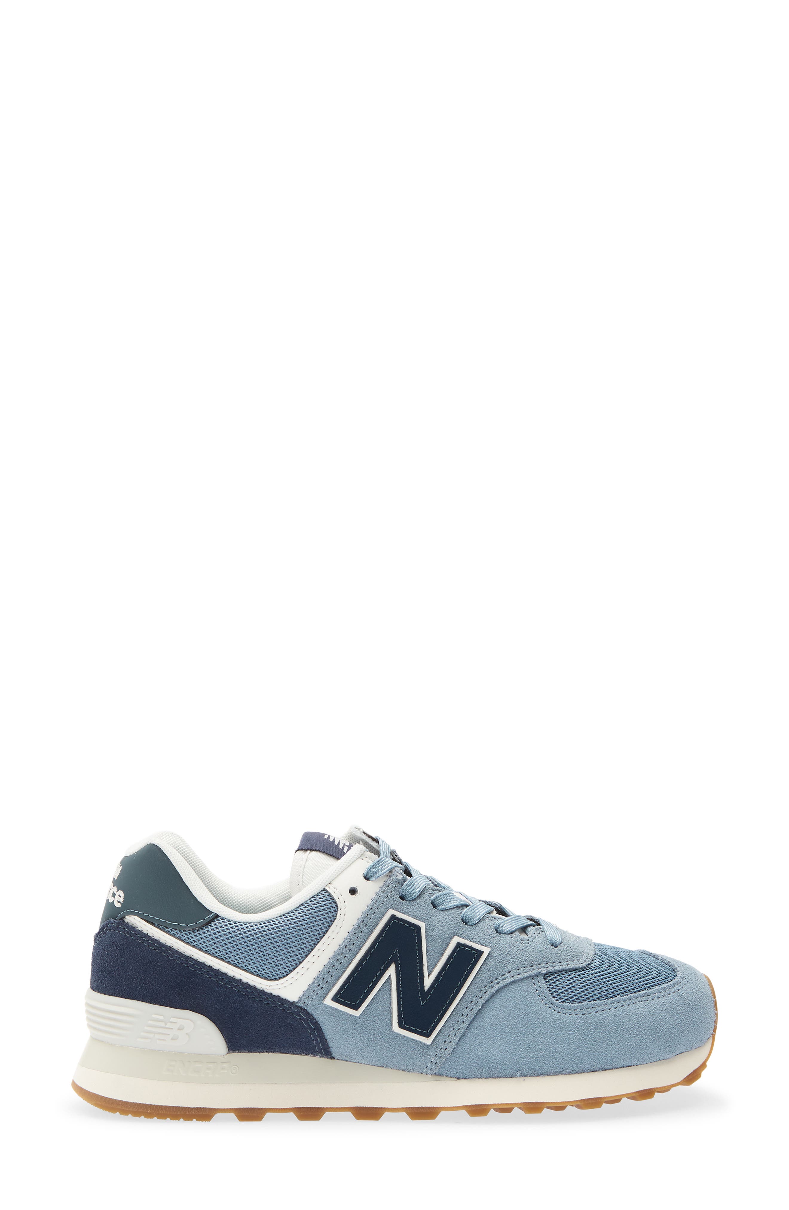 574 Sneaker, Alternate, color, NB NAVY/ LIGHT ARCTIC GREY