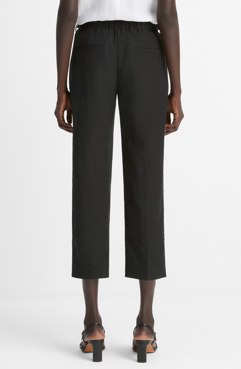 Vince Utility Tab Detail Crop Pants, Alternate, color, Black