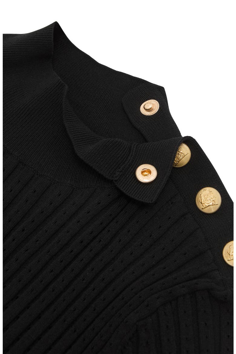 Harriet Wool Blend Double Breasted Jacket, Alternate, color, BLACK