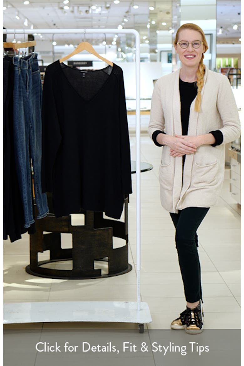 V-Neck Cotton Blend Sweater video
