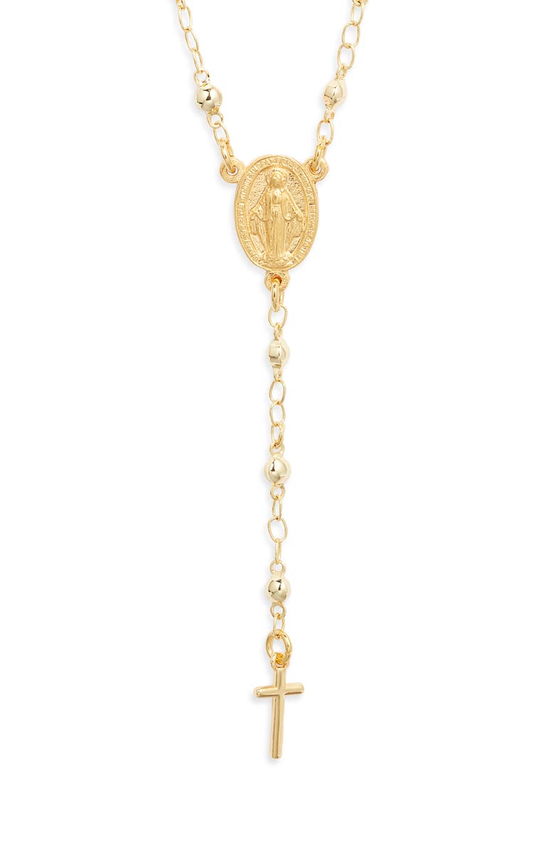 VIDAKUSH Chiquita Rosary Necklace, Main, color, Gold