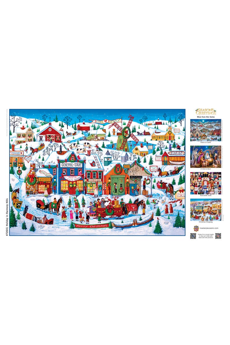 Holiday in Harmony Hills 1000pc Puzzle, Alternate, color, Multicolor