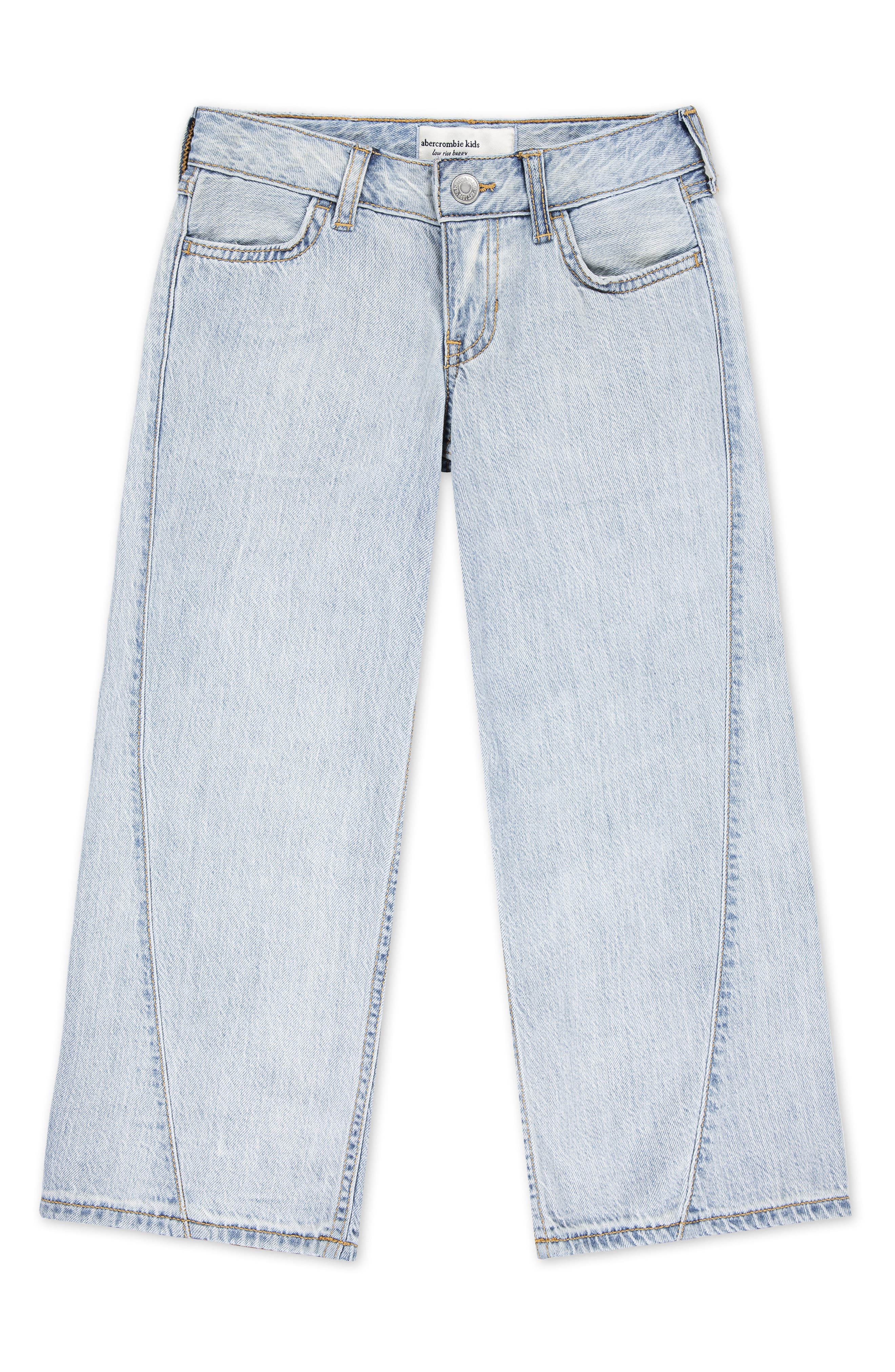 abercrombie kids Kids' Seamed Baggy Jeans
