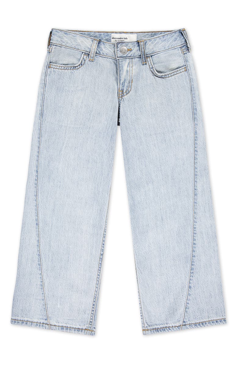 abercrombie kids Kids' Seamed Baggy Jeans, Main, color, Lcacumulus