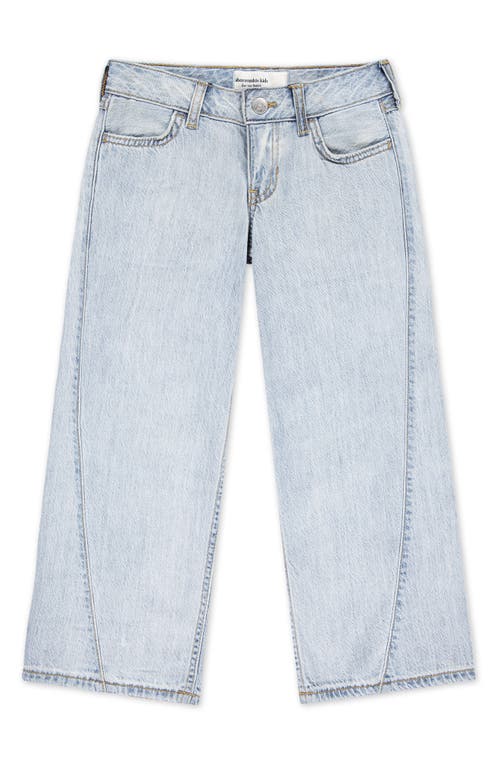 Abercrombie Kids Kids' Seamed Baggy Jeans In Blue