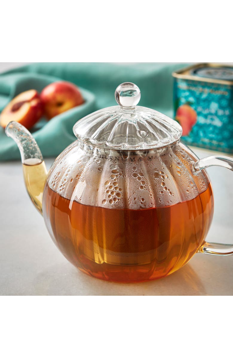 Fortnum & Mason Black Tea with Peach Loose Leaf Caddy, Alternate, color, Peach