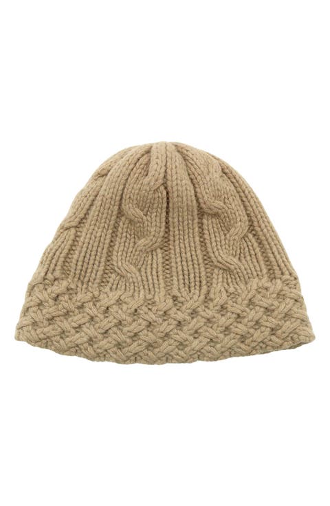 Chunky Cable Knit Beanie