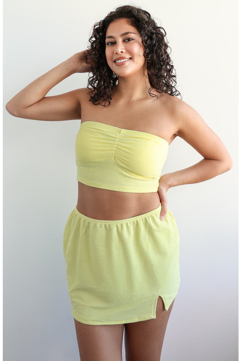 Mojito Mini Skirt, Alternate, color, Baby Yellow