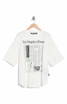 LA Times News Oversize Graphic T-Shirt
