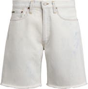 Polo Ralph Lauren Classic Fit Frayed Hem Denim Shorts