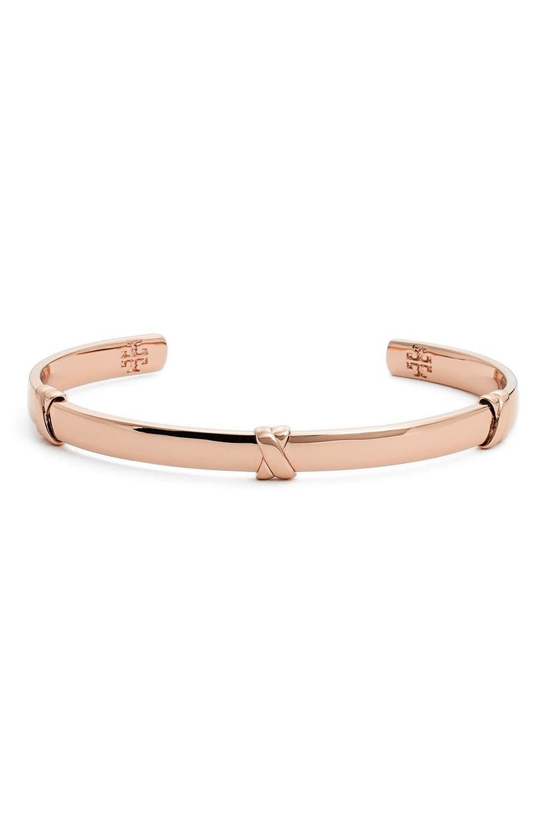Wrapped Cuff, Main, color, ROSE GOLD