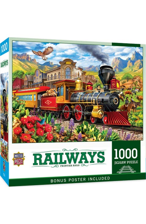 Frontier Rails 1000 Piece Jigsaw Puzzle