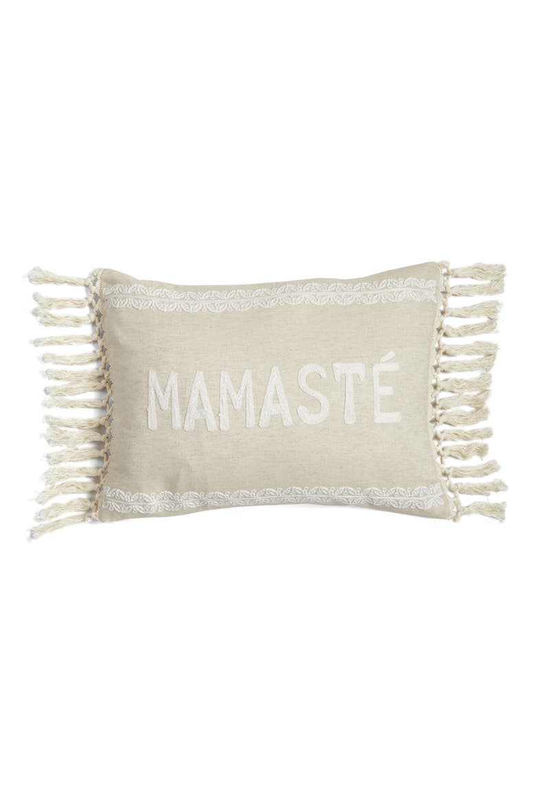 Mamaste Accent Pillow, Main, color, NATURAL