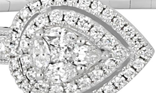 Bony Levy Getty Diamond Teardrops Bangle Bracelet